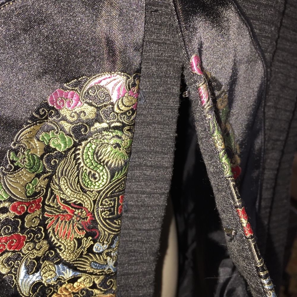 April Cornell Black Lined Patterned Jacket/Lined - image 5